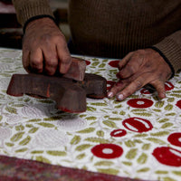 Hand Block Printed Gift Bags Medium | Scarlet
